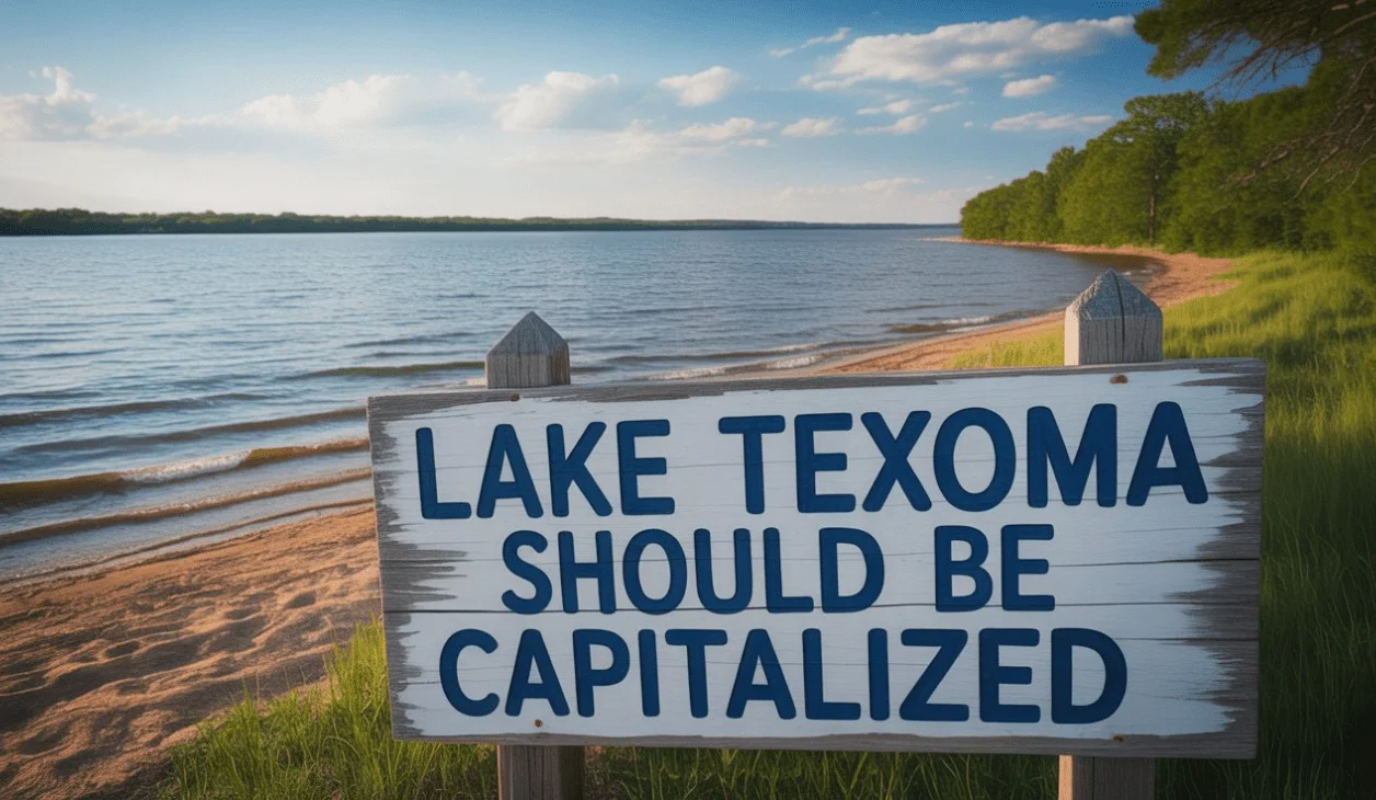 Lake Texoma should be capitalized